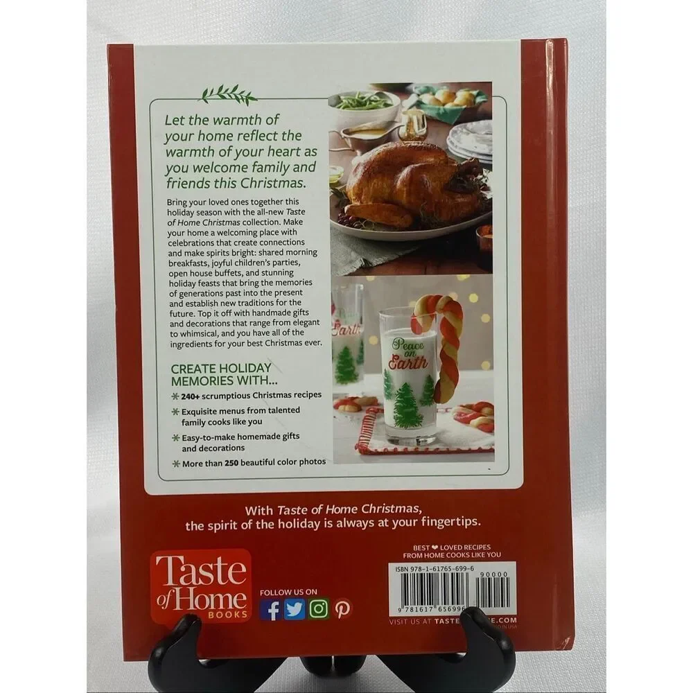Taste of Home Christmas 2017 Cookbook Holiday Recipes Gifts Crafts Hardcover